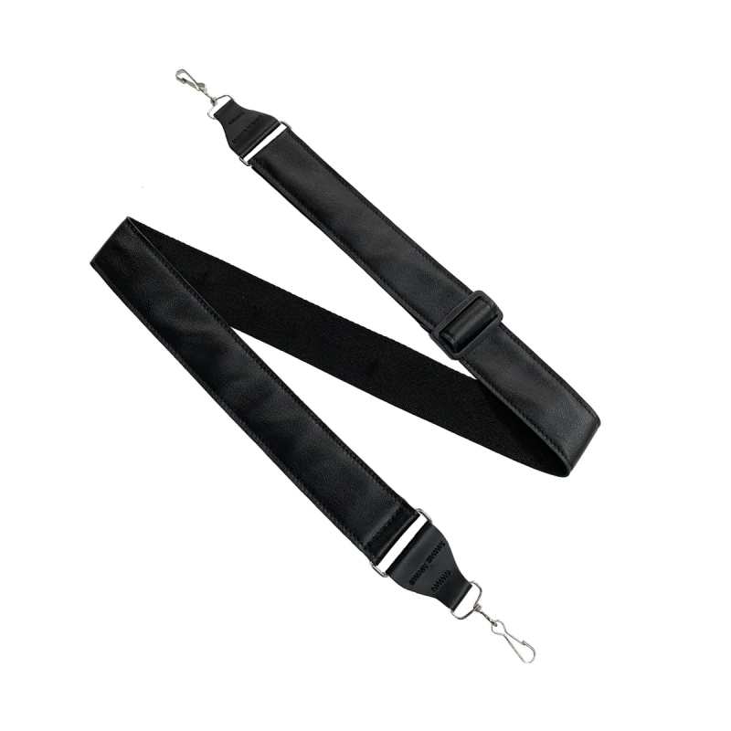 Levin 2" Adjustable Leather Banjo Strap in Black (LS-B-L-A-200-BLACK)