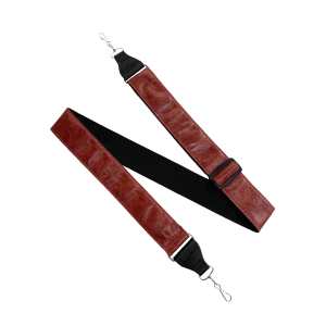 Levin 2" Adjustable Leather Banjo Strap in Red (LS-B-L-A-200-RED)