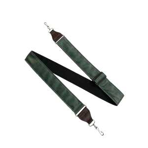Levin 2" Adjustable Leather Banjo Strap in Green (LS-B-L-A-200-GREEN)