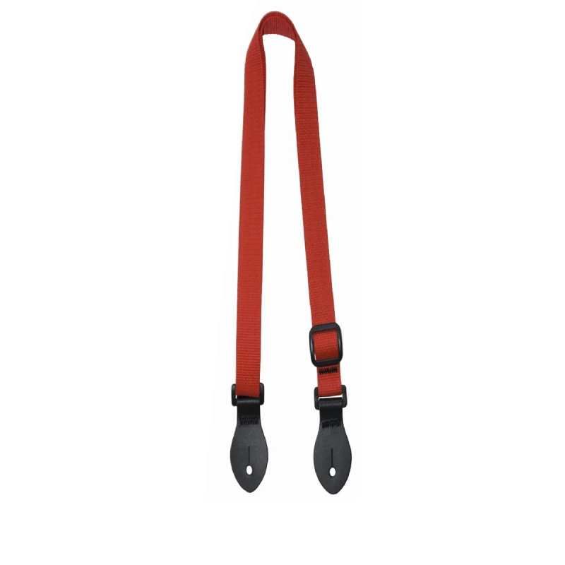 Levin 1" Webbing Ukulele Strap in Red (LS-UM-W-100-RED)