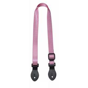 Levin 1" Webbing Ukulele Strap in Pink (LS-UM-W-100-PINK)