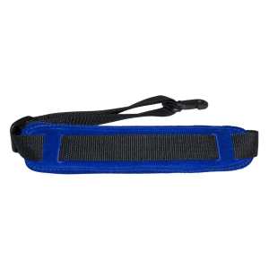 Levin 1" Webbing Strap for Saxophone with Suede, Sponge and Fleece Neck Pad in Blue (LS-S-W-100-BLUE)