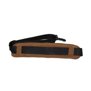 Levin 1" Webbing Strap for Saxophone with Suede, Sponge and Fleece Neck Pad in Beige (LS-S-W-100-BEIGE)
