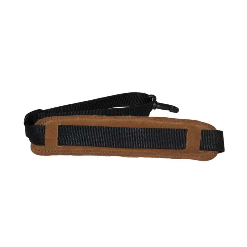 Levin 1" Webbing Strap for Saxophone with Suede, Sponge and Fleece Neck Pad in Beige (LS-S-W-100-BEIGE)
