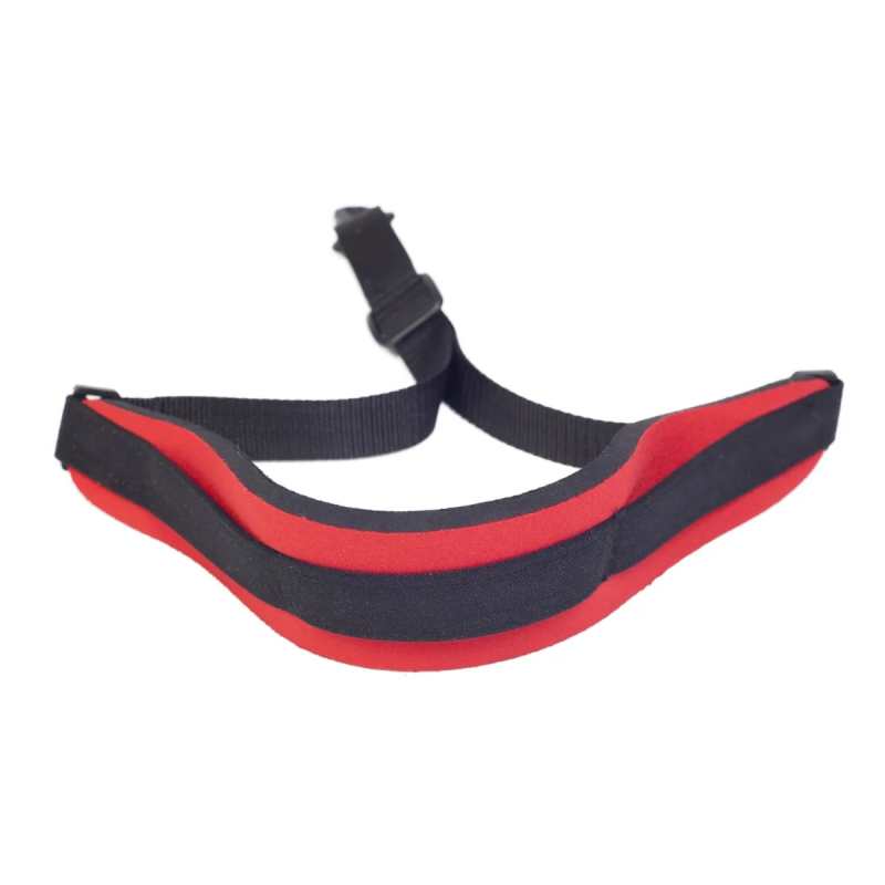 Levin 1" Webbing Strap for Saxophone with Neoprene Neck Pad in Red (LS-S-W-NEO-100-RED)