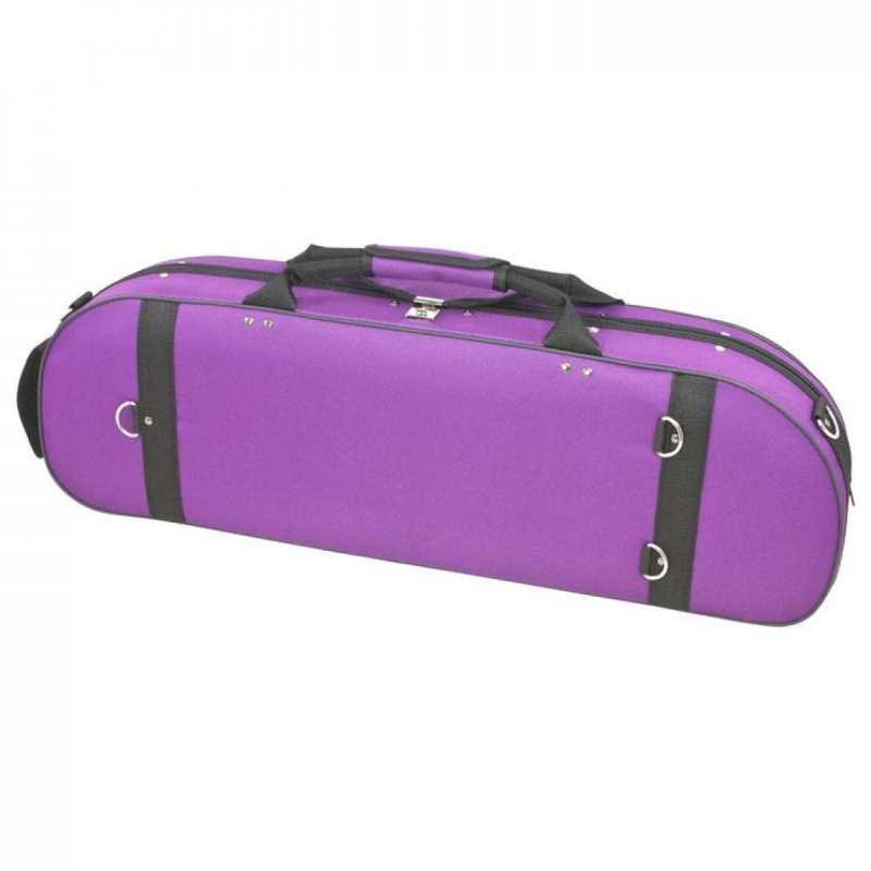 Tom & Will 4/4 Size Violin Case ~ Deep Purple with Blue Interior 44VL44-610