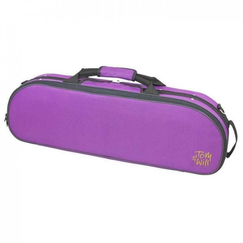 Tom & Will 4/4 Size Violin Case ~ Deep Purple with Blue Interior 44VL44-610 - Image 2