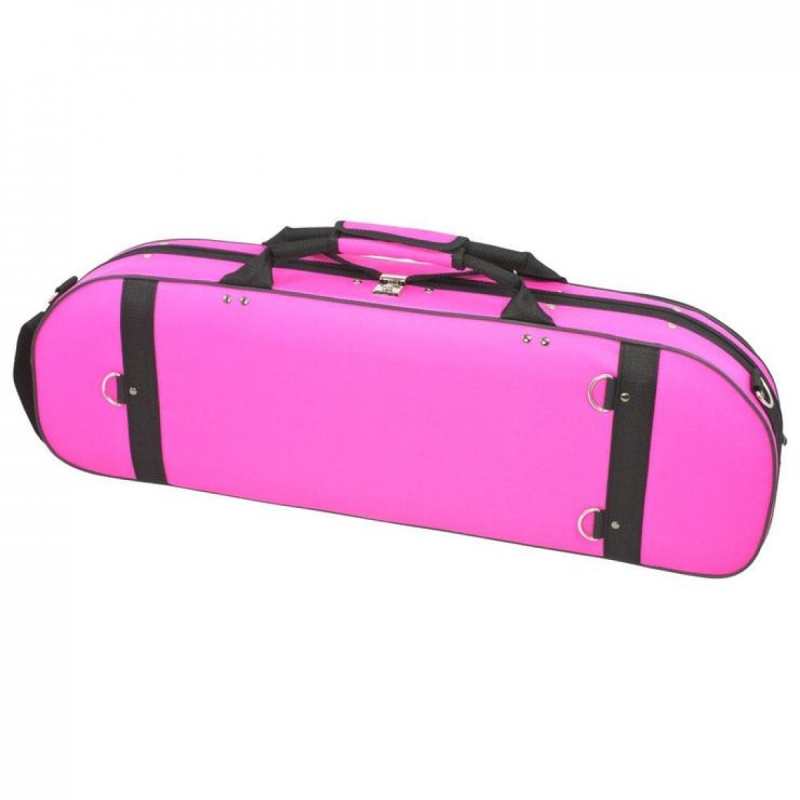 Tom & Will 4/4 Size Violin Case ~ Hot Pink with Blue Interior 44VL44-630 - Image 2