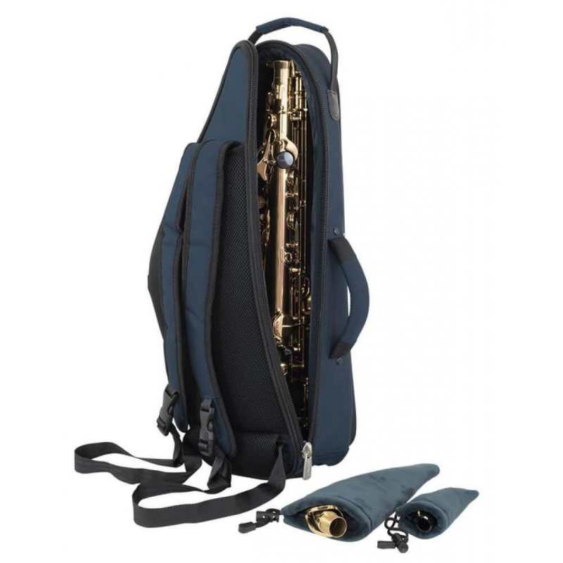 Tom & Will Alto Sax Gig Bag ~ Blue with Blue Interior - Image 4