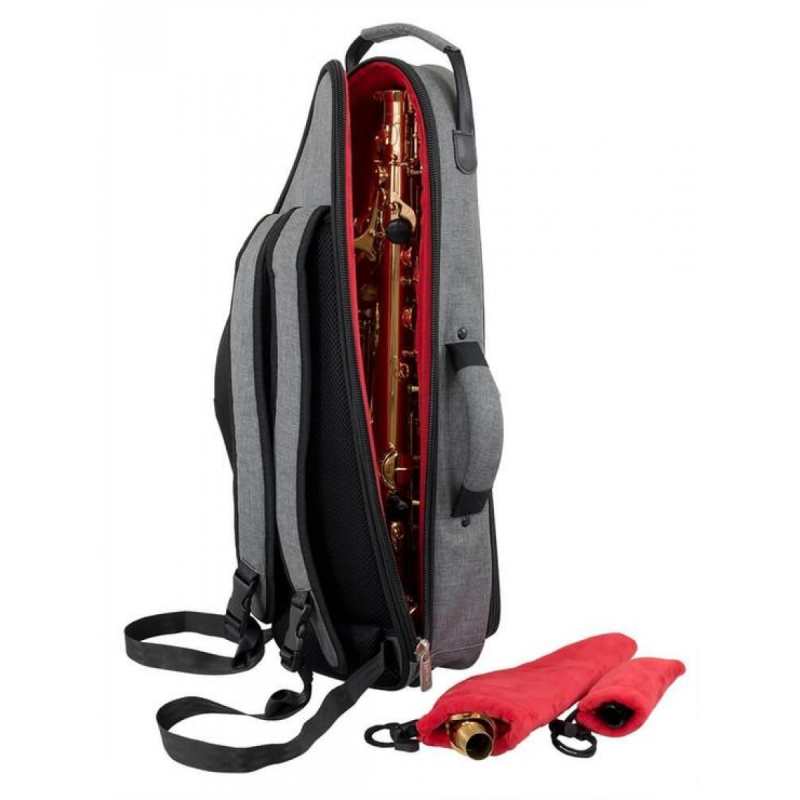 Tom & Will Alto Sax Gig Bag ~ Grey with Red Interior 36AS-315 - Image 5