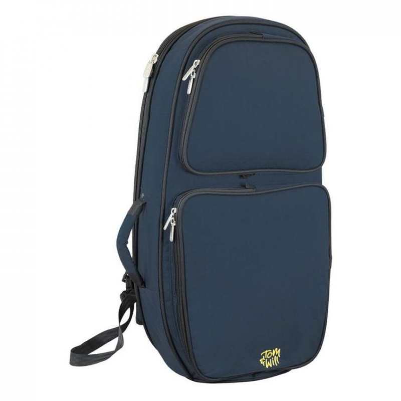 Tom & Will Baritone Horn Gig Bag ~ Blue with Blue Interior  26BH-387