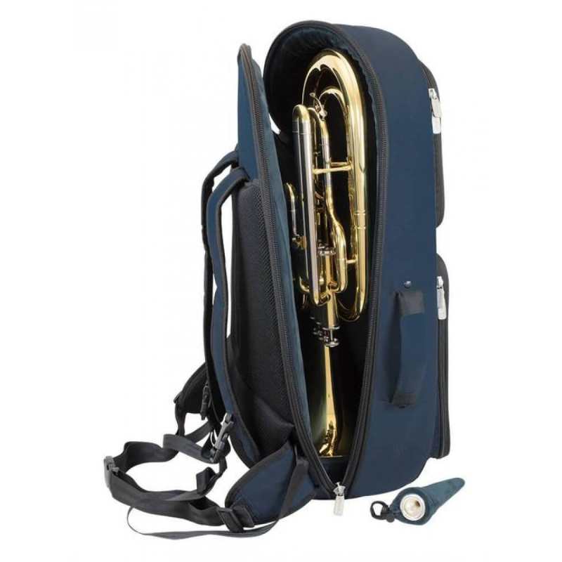 Tom & Will Baritone Horn Gig Bag ~ Blue with Blue Interior  26BH-387 - Image 2