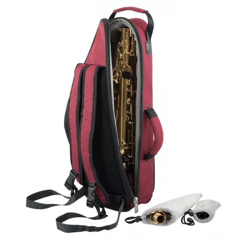 Tom & Will Baritone Horn Gig Bag ~ Burgundy with Grey Interior 26BH-359 - Image 3