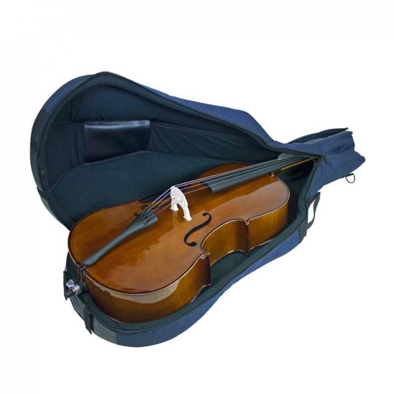 Tom & Will Classic 1/2 size Cello Gig Bag ~ Navy with Grey Trim - Image 4