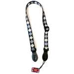 Levin 1" Webbing Ukulele Strap in Diamond Black (LS-UM-W-100-DIAMOND-BLACK)