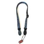 Levin 1" Webbing Ukulele Strap in Barbed Wire (LS-UM-W-100-BARBED-WIRE-SILVER)