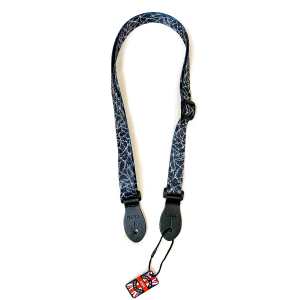 Levin 1" Webbing Ukulele Strap in Barbed Wire (LS-UM-W-100-BARBED-WIRE-SILVER)
