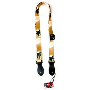 Levin 1" Webbing Ukulele Strap in Hawaiian Tan (LS-UM-W-100-HAWAIIN-TAN)