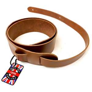 Levin 2" Leather Guitar Strap in Brown (LS-G-L-200-BROWN)