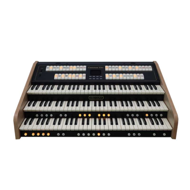 Viscount Cantorum Trio Plus with Pedalboard, Stand, Bench, and Dual Volume Pedals - Image 2