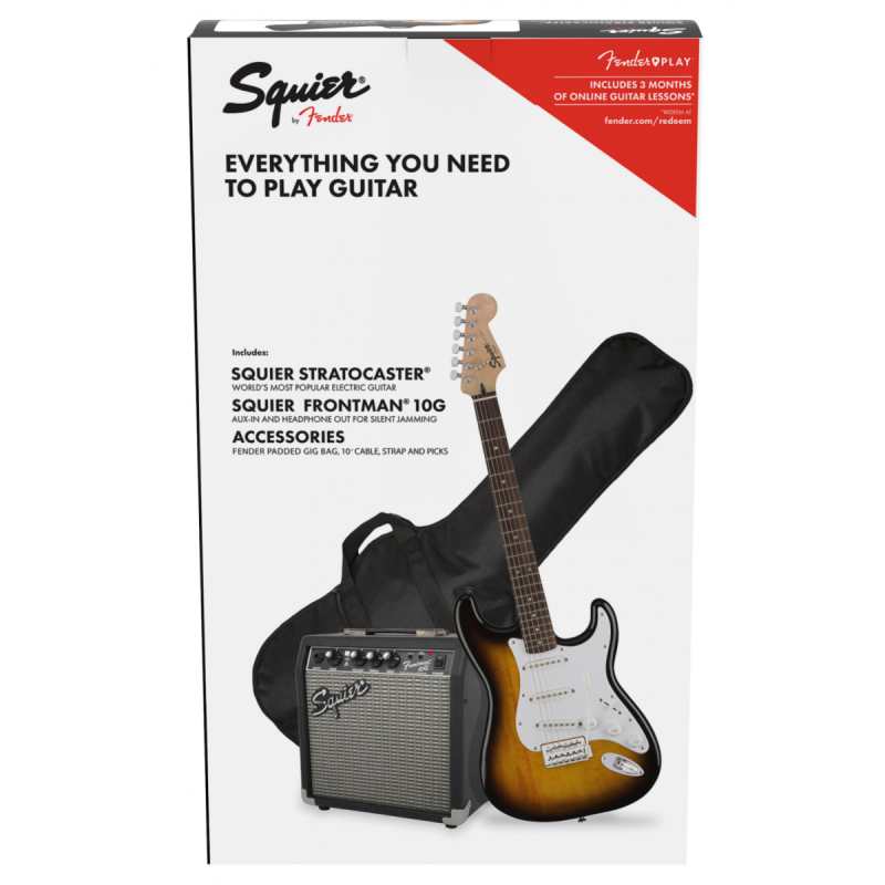 Squier Stratocaster Strat Pack, Brown Sunburst