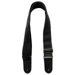 Levin 2" Vegan Cork Guitar Strap in Black (LS-G-VC-200-BLACK)