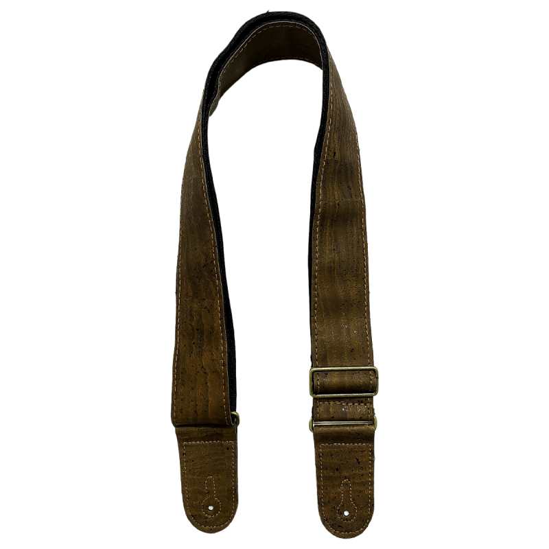 Levin 2" Vegan Cork Guitar Strap in Brown (LS-G-VC-200-BROWN)