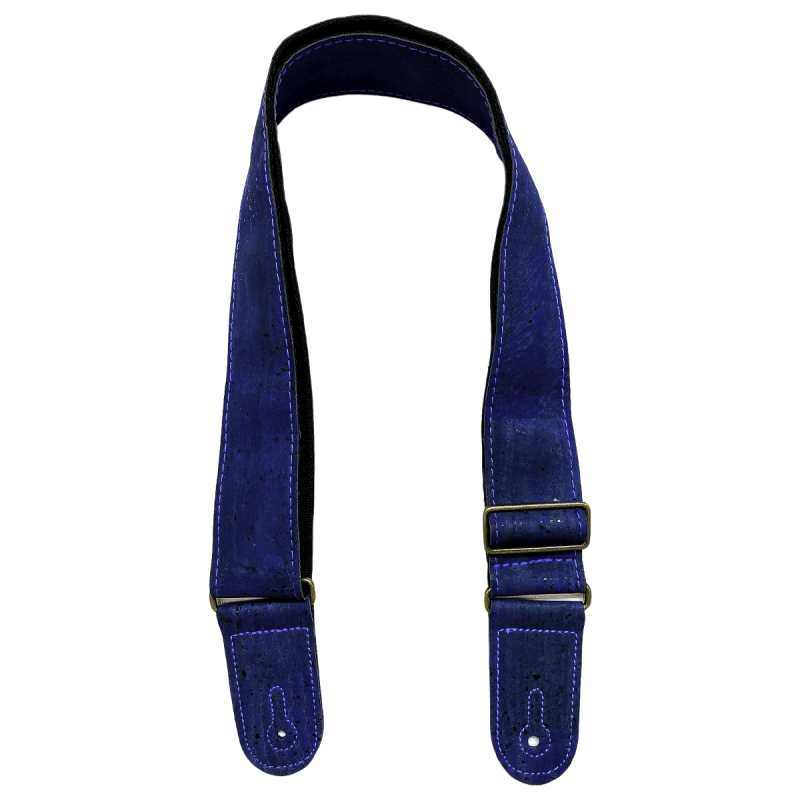 Levin 2" Vegan Cork Guitar Strap in Denim (LS-G-VC-200-DENIM)