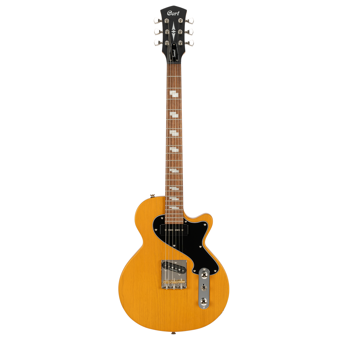 Cort Sunset TC Open Pore Mustard Yellow Promenade Music