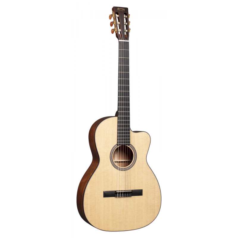 Martin 000C12-16E Nylon Strung Auditorium 000 Model Electro Acoustic Guitar with Softshell Case - Image 5