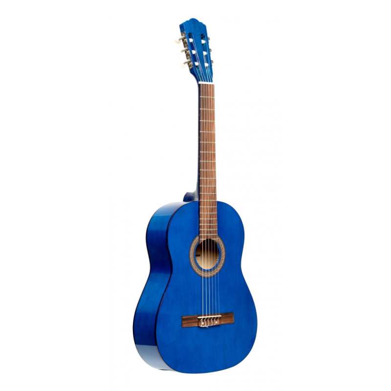 Stagg C440M Full Size 4/4 Classical Guitar in Blue - Image 2