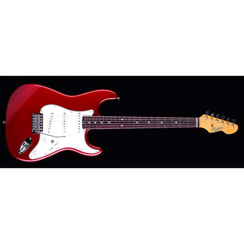 Blade TE4P-CAR Texas Pro Electric Guitar in Candy Apple Red - Image 2