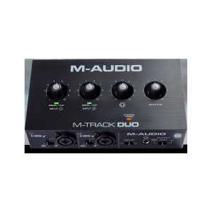 M-Audio M-Track Duo 2-Channel USB Audio Interface with 2 Combo Inputs