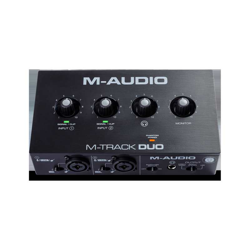 M-Audio M-Track Duo 2-Channel USB Audio Interface with 2 Combo Inputs