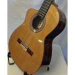 Left-handed Mendieta Conservatoire Model ECE Zurdo Cutaway Electro Classical Guitar with Fishman Pick-up [solid cedar top, laminated indian rosewood back and sides, ebony fingerboard]
