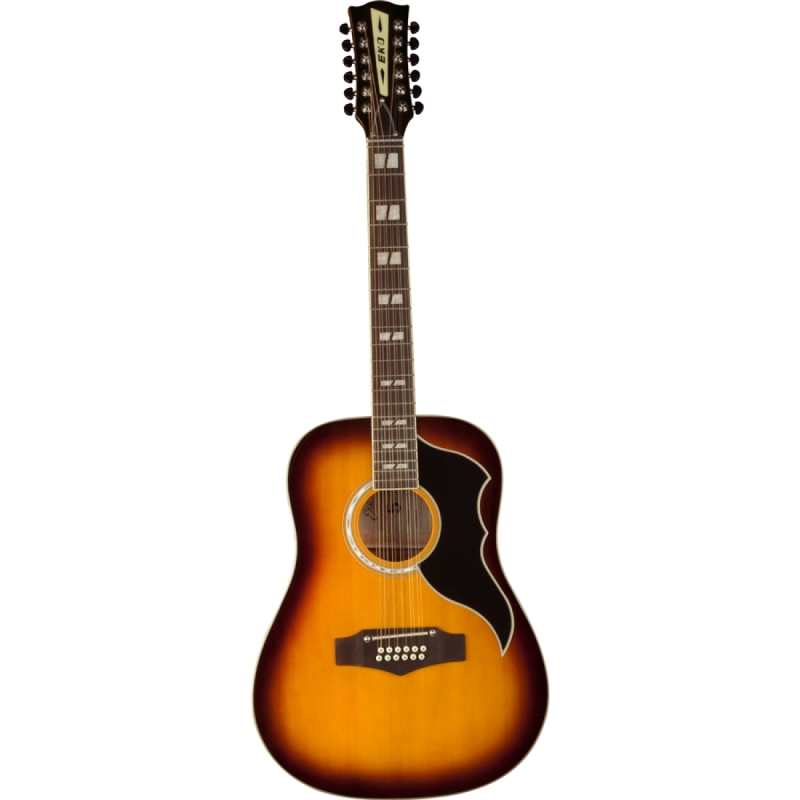 Eko Ranger XII VR EQ 12-String Electro Acoustic Guitar in Honey Burst (06216943) - Image 4
