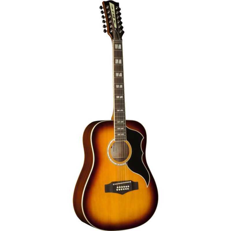 Eko Ranger XII VR EQ 12-String Electro Acoustic Guitar in Honey Burst (06216943) - Image 5