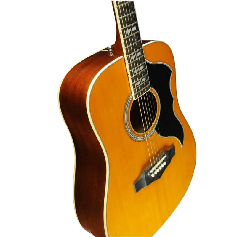 Eko Ranger VI VR 6-String Acoustic Guitar in Natural Stain (06217118) - Image 6