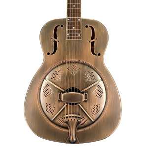 ResoVille Stamford Custom MS14 Resonator Guitar in Red Copper Finish inc Case