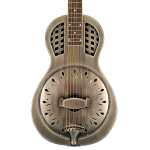 ResoVille Arlington Custom MS12PG Resonator Guitar in Dark Nickel Finish inc Case