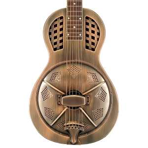 ResoVille Arlington Custom MS12PG Resonator Guitar in Red Copper Finish inc Case
