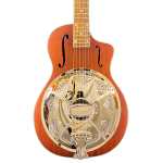 ResoVille Davenport WS14C Cutaway Resonator Guitar in Sapele Finish inc Case