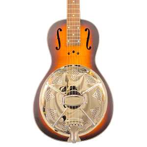 ResoVille Edgewood WS12P Resonator Guitar in Sunburst Finish inc Gig Case