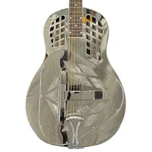 ResoVille Burbank MT12 Resonator Guitar in Nickel Finish