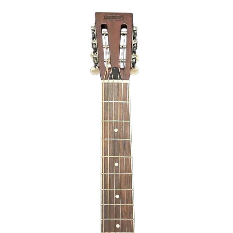 ResoVille Parkville Custom MS12 Resonator Guitar in Brushed Nickel inc Case - Image 3