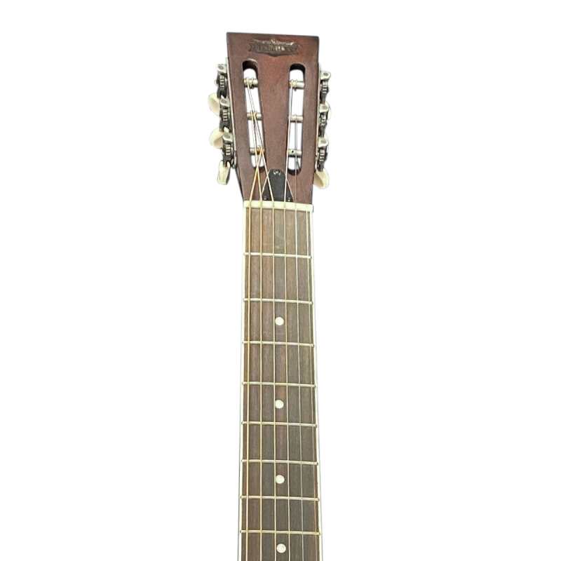 ResoVille Arlington MS12PG Resonator Guitar in Nickel Finish inc Case - Image 3