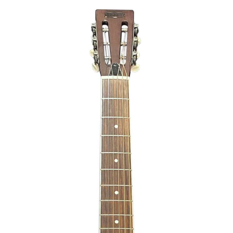 ResoVille Riverdale MT14CL Cutaway Resonator Guitar, Nickel Finish, Left-handed - Image 3