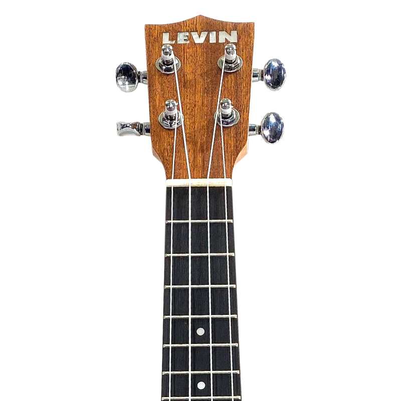 Levin LU10S Soprano Sapele Ukulele in Natural Satin with 10mm Gig Bag - Image 4