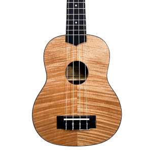 Levin LU30S Soprano Angouma Ukulele in Natural Satin with 10mm Gig Bag
