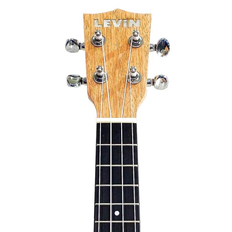 Levin LU30S Soprano Angouma Ukulele in Natural Satin with 10mm Gig Bag - Image 4